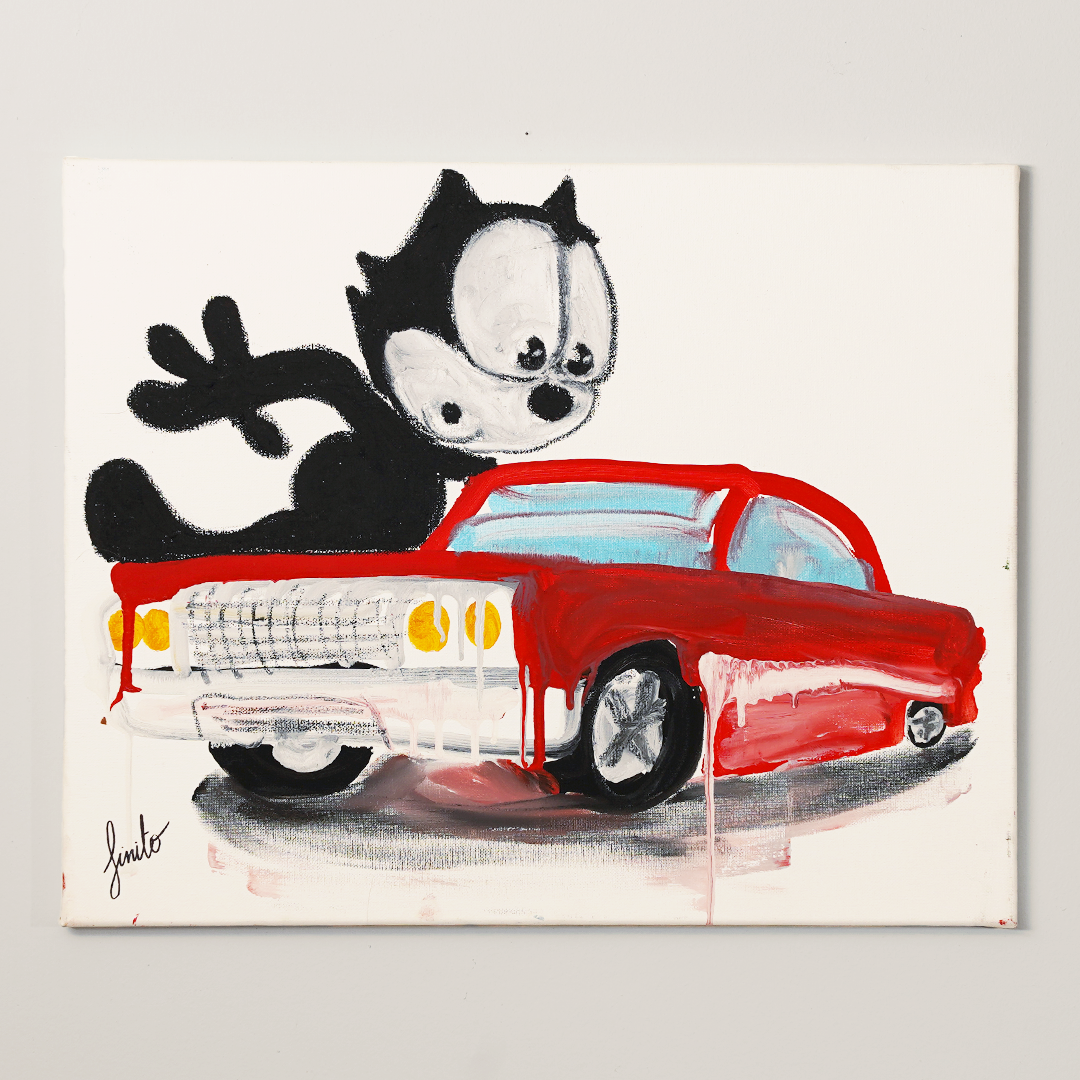 Alfonso Juarez, "Old Car New Cat"