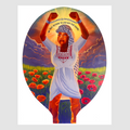 Ray Packer (Ray of Light), "THESE CHAINS WILL BE BROKEN - FREE ALL WOMEN PRISONERS! (In Honor of Fatima Bernawi)"