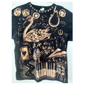 Liv Aanrud, Hand painted shirt (Swan)